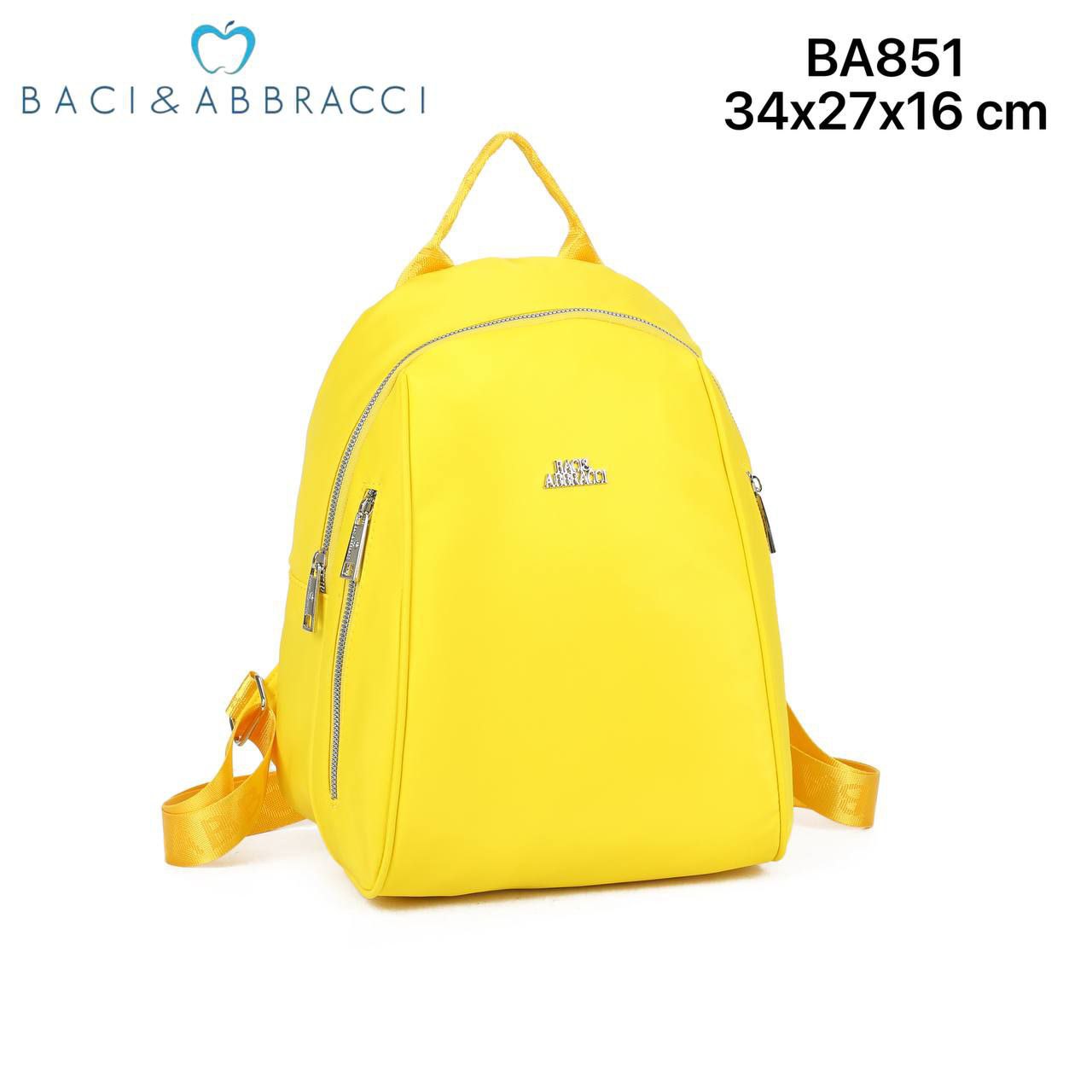 Zaino Donna Baci & Abbracci BA851 Elegante Casual Capiente Multi Tasche