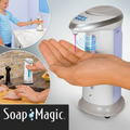 DISPENSER EROGATORE DOSATORE SAPONE AUTOMATICO INFRAROSSI CON FOTOCELLULA