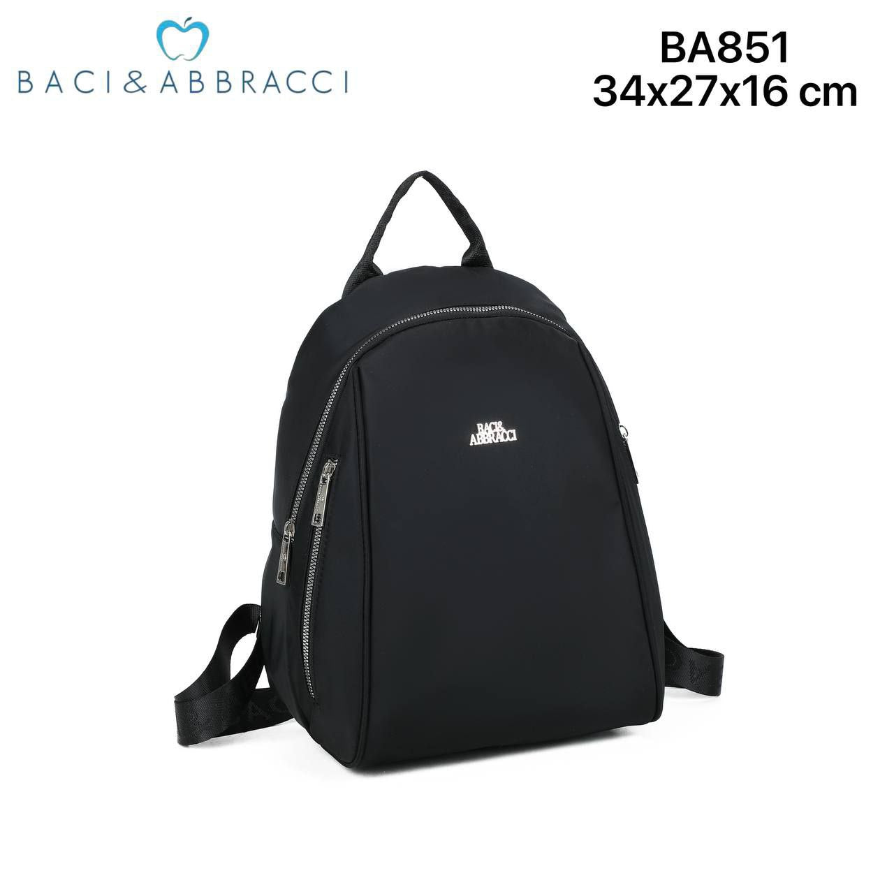 Zaino Donna Baci & Abbracci BA851 Elegante Casual Capiente Multi Tasche