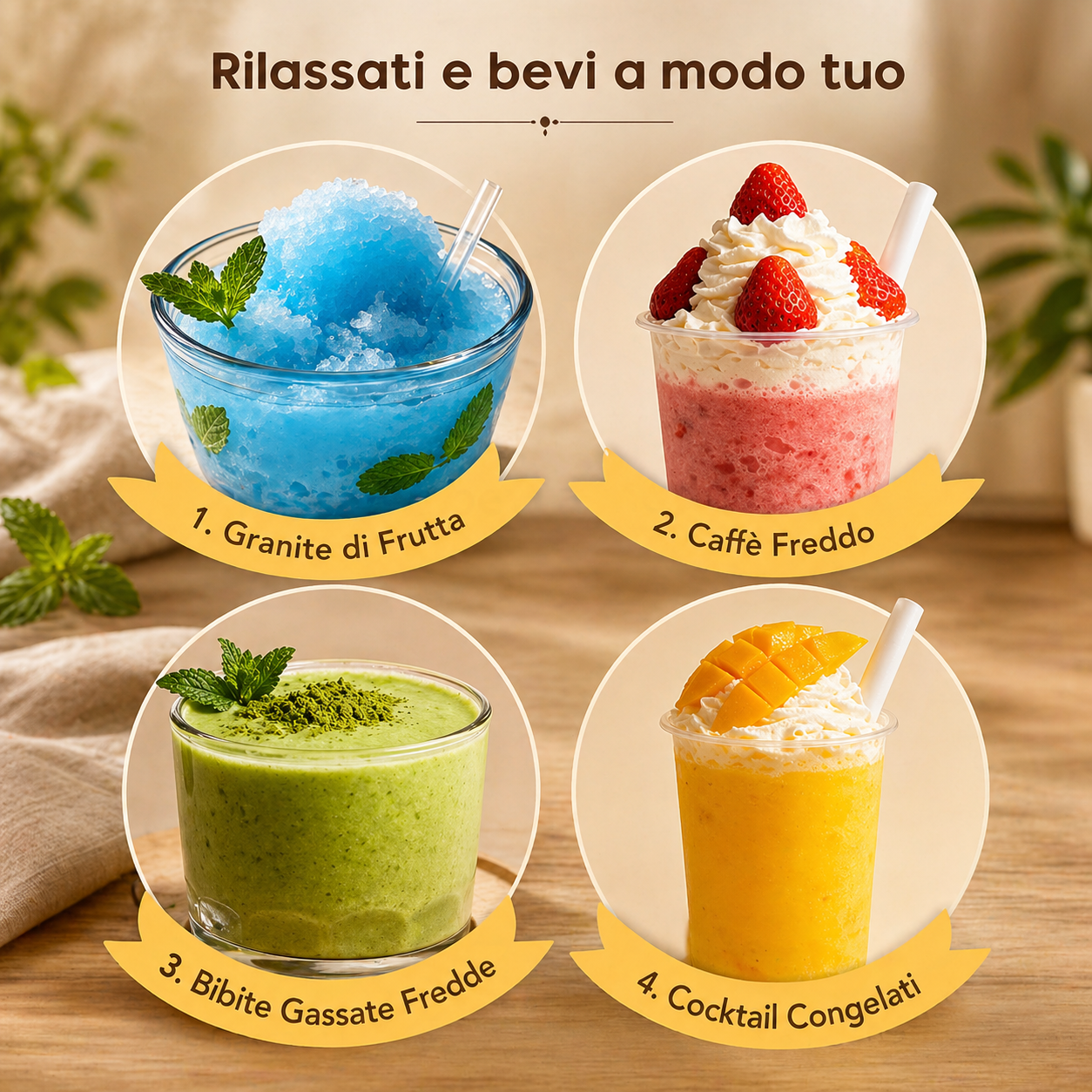 Macchina per Granita – Bevande Fresche in pochi minuti