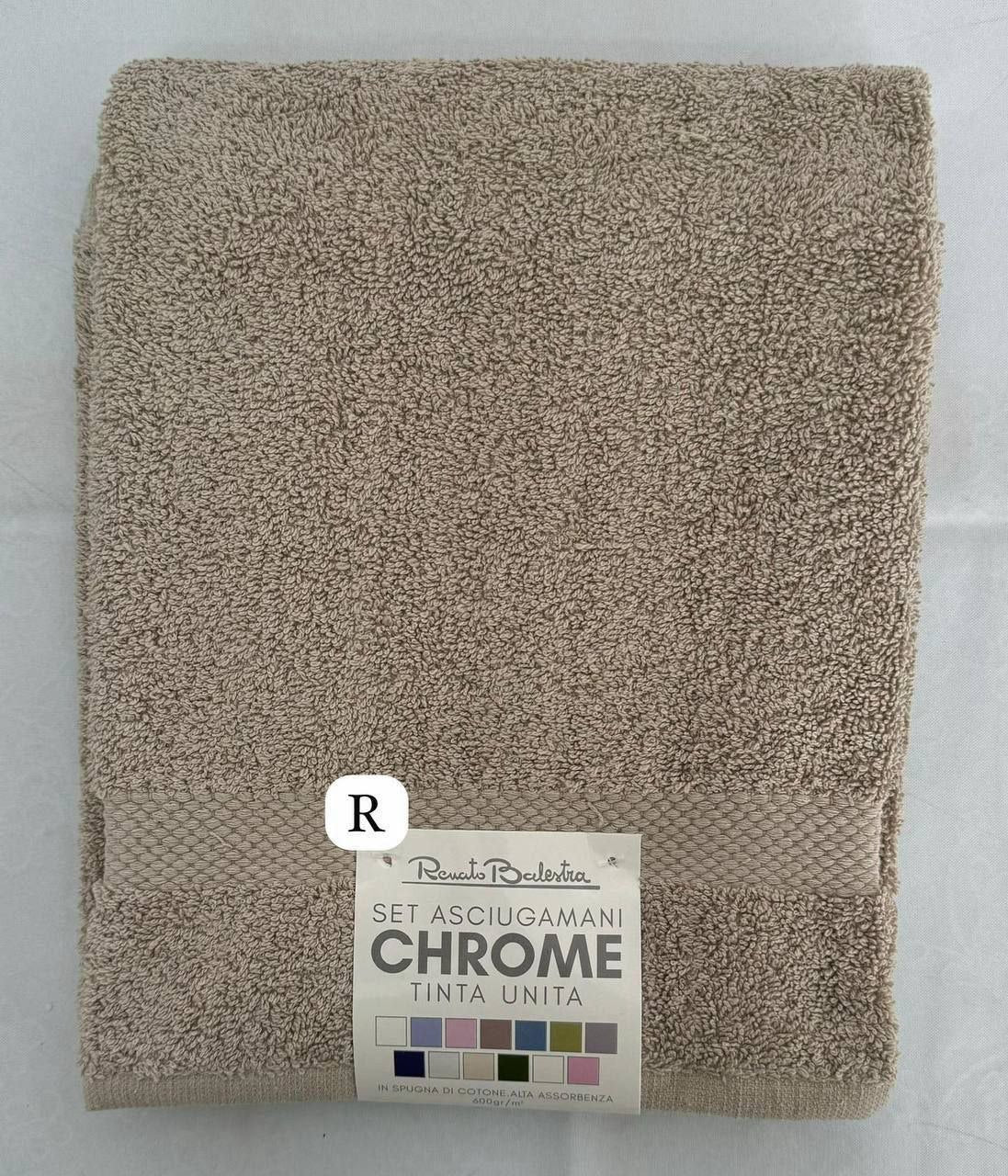 Set Asciugamani “Chrome” – Tinta Unita