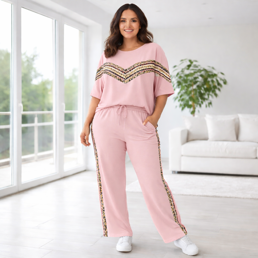 Completo Curvy Donna Due Pezzi Casual