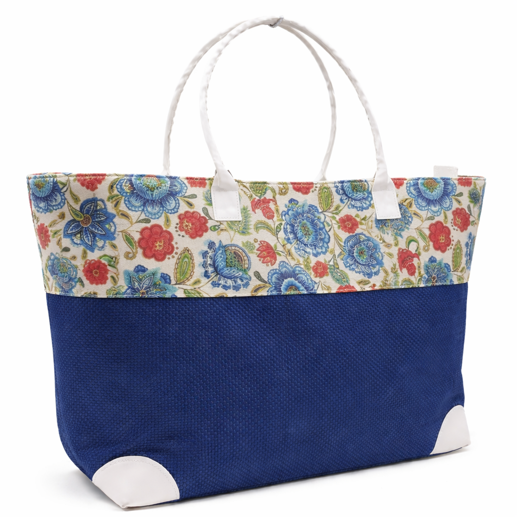 Sabrina Teneri – Borsa Mare Grande con Fantasia Fiori