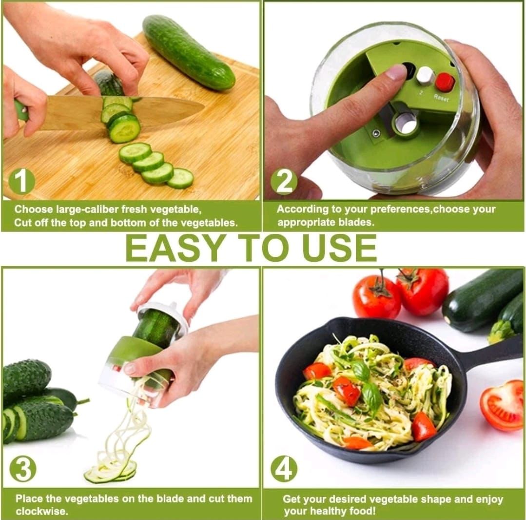 Affettatore Spiralizzatore Manuale per Verdure