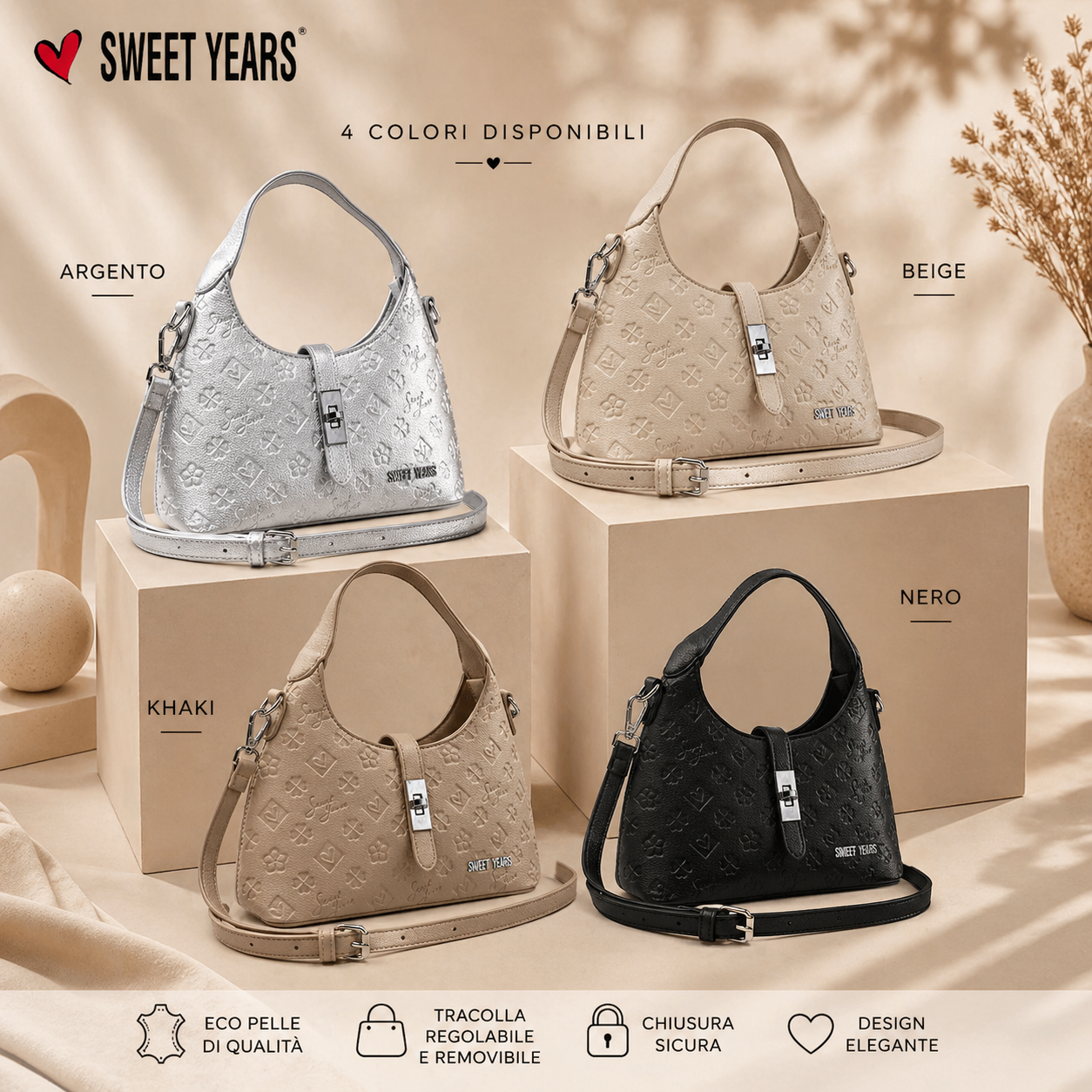 Borsa Donna Sweet Years a Spalla e Tracolla