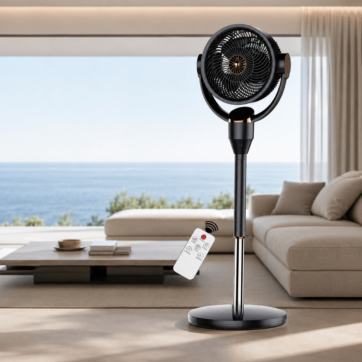 Ventilatore Smart 3D Silenzioso con Telecomando
