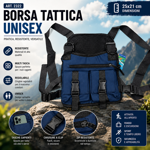 Borsa Tattica Unisex– ART. 2322