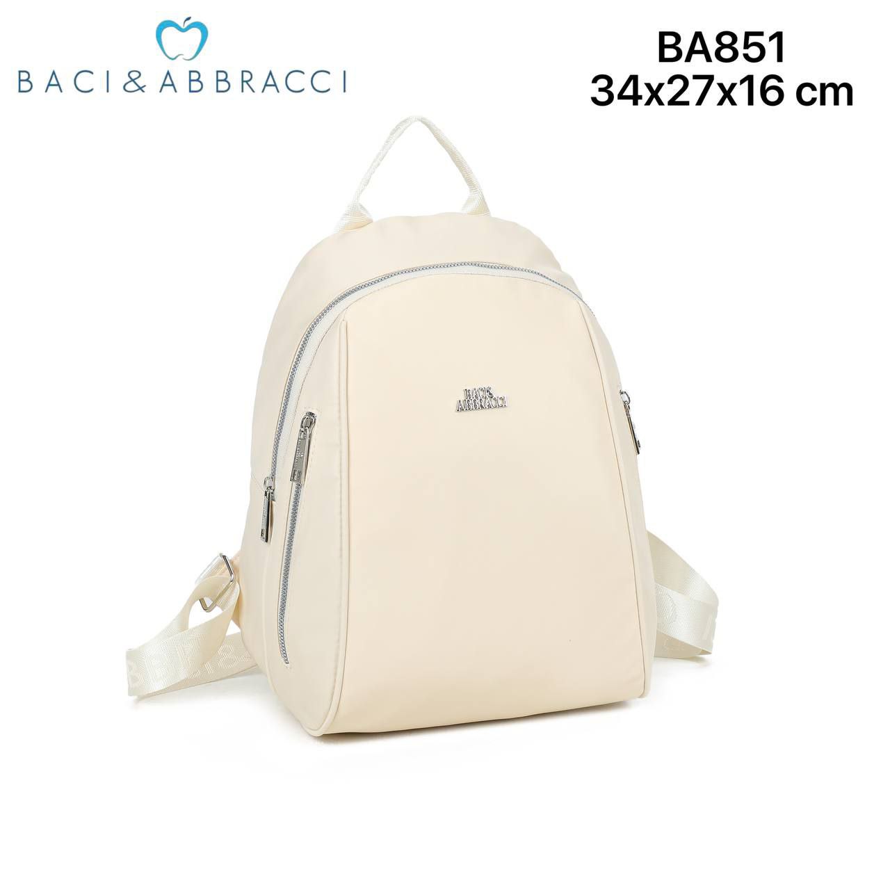 Zaino Donna Baci & Abbracci BA851 Elegante Casual Capiente Multi Tasche