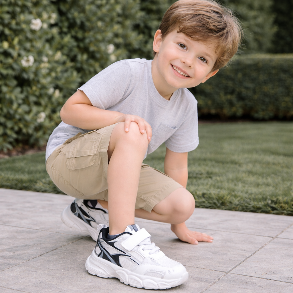 Sneakers Bambino Sportive con Velcro – Comfort e Stile