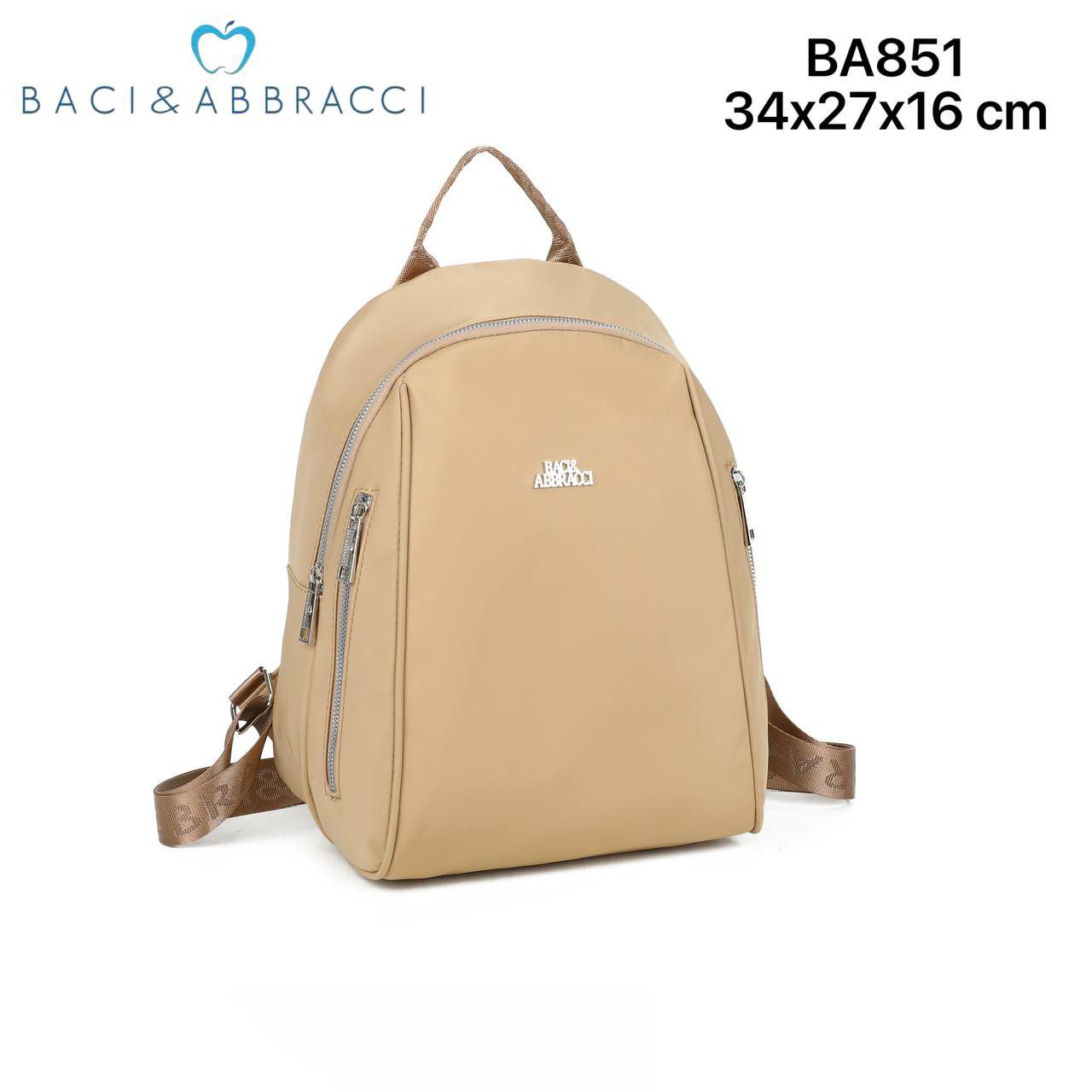 Zaino Donna Baci & Abbracci BA851 Elegante Casual Capiente Multi Tasche