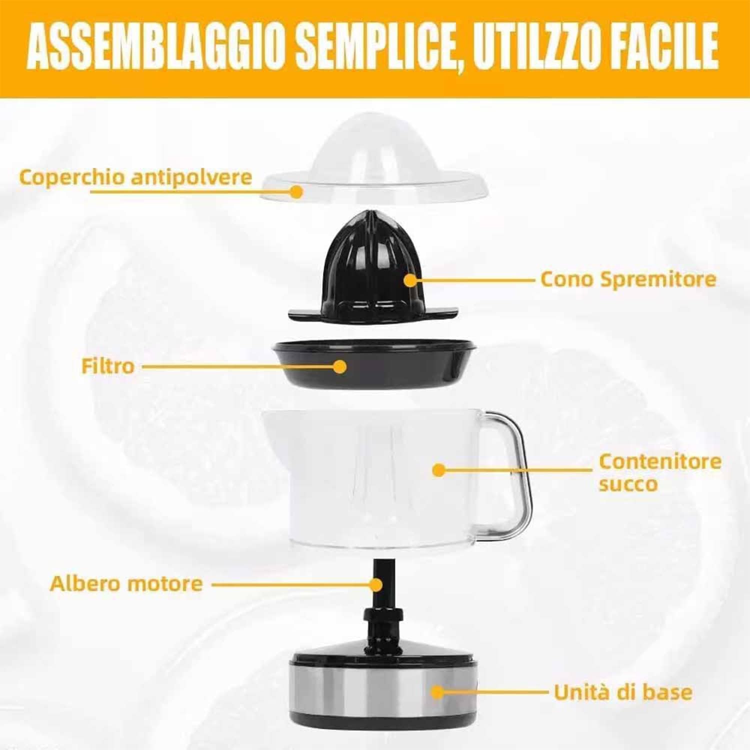 Spremiagrumi Elettrico Argon 700ml – 40W