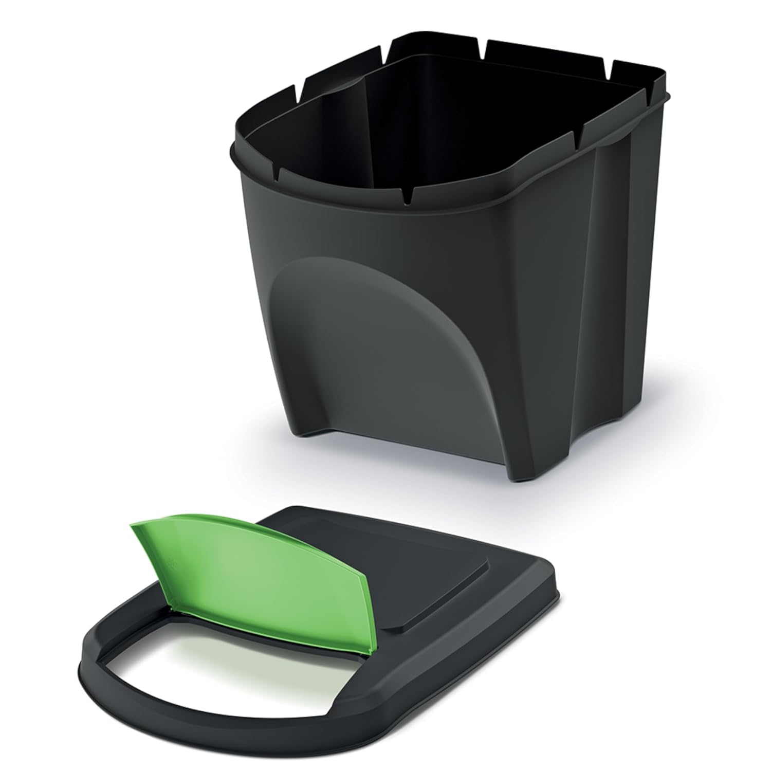 Set Pattumiere per Raccolta Differenziata Impilabili 3x25L