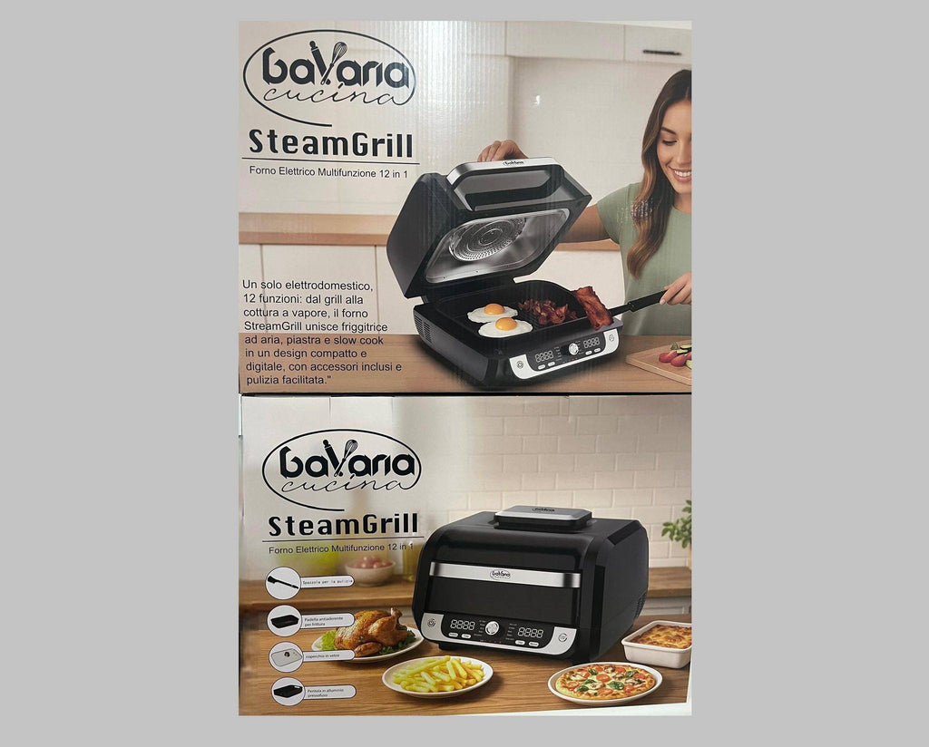 Forno elettrico multifunzione Bavaria SteamGrill 12 in 1