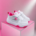 Sneakers bambina glitter bianco/fucsia – super carine ✨