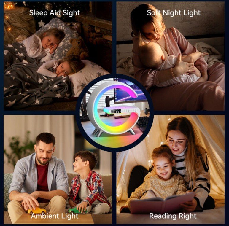 Lampada a LED RGB a forma di "G