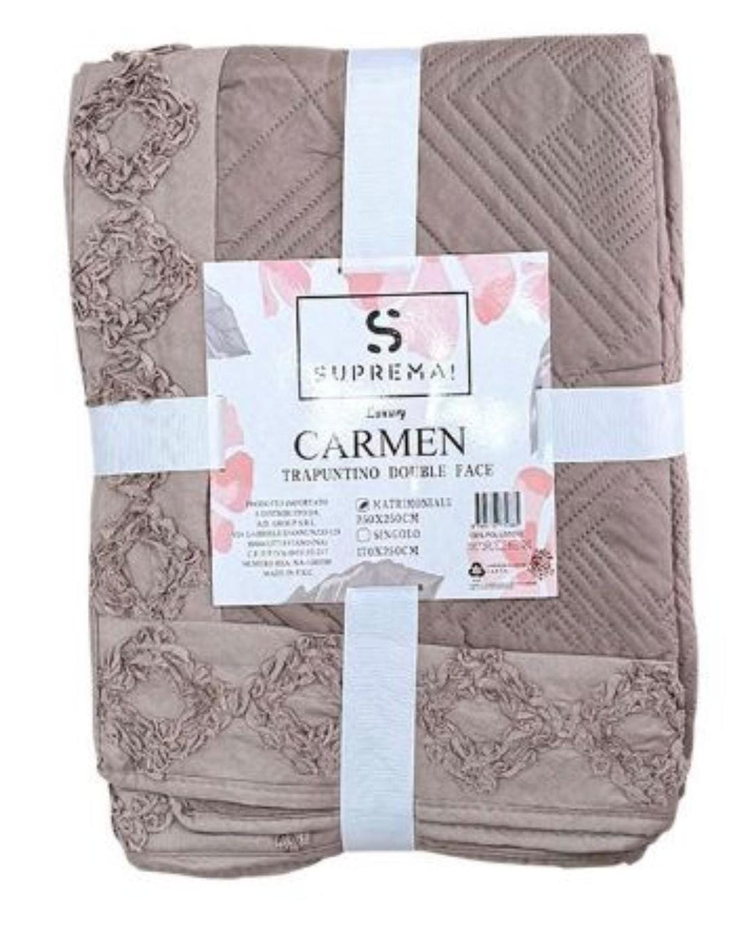 Trapuntino matrimoniale della linea "Carmen"