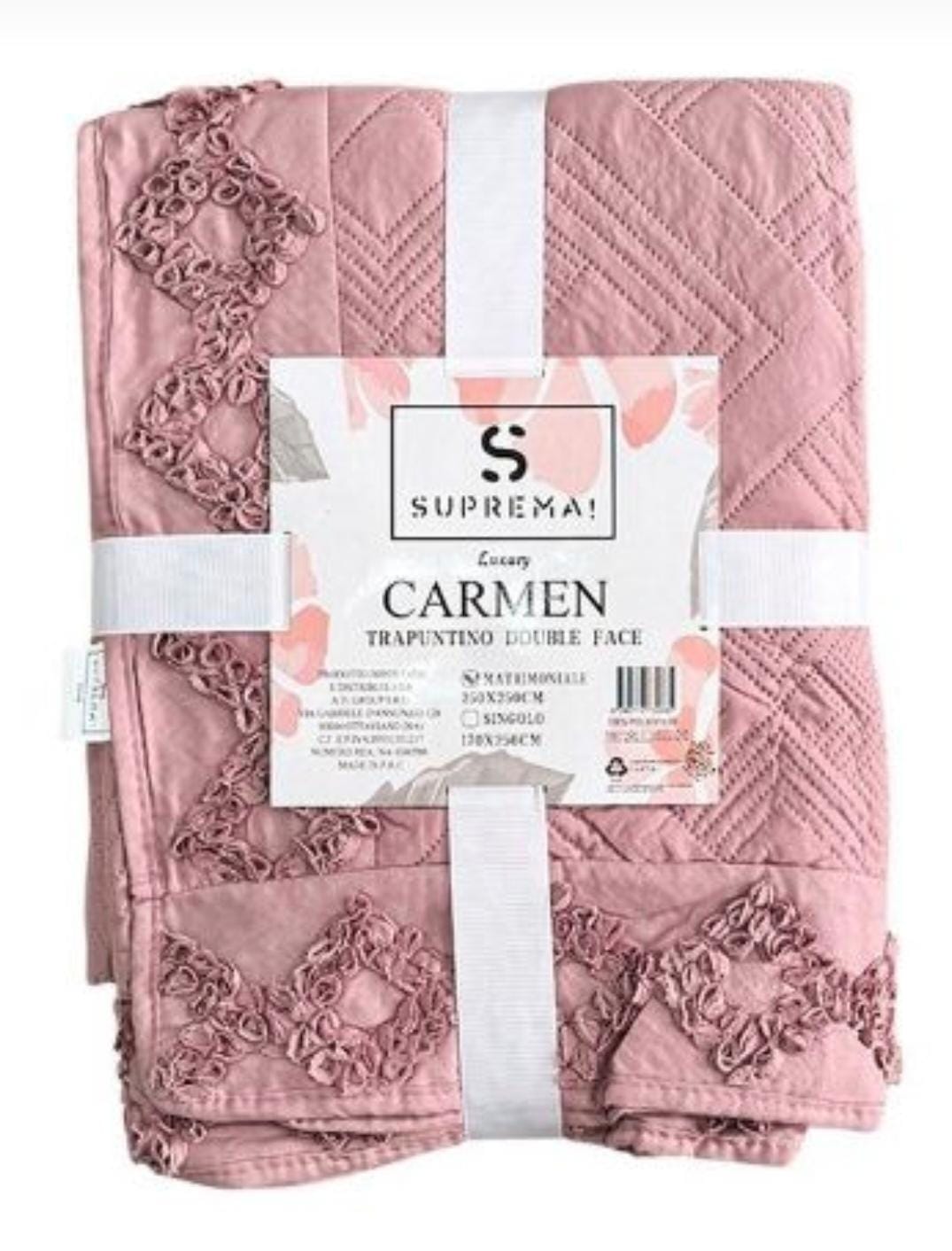 Trapuntino matrimoniale della linea "Carmen"