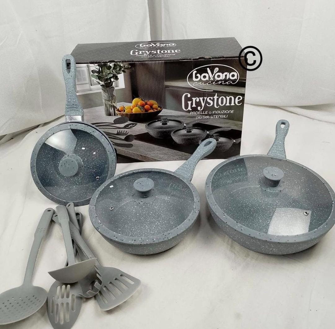 Tris di Padelle Bavaria Grystone