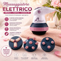 Massaggiatore Elettrico a Infrarossi con 4 Testine Intercambiabili – Anticellulite e Tonificante