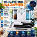 Lava Tappezzeria Portatile 750W – Aspiratore Lavatessuti per Divani, Tappeti e Interni Auto