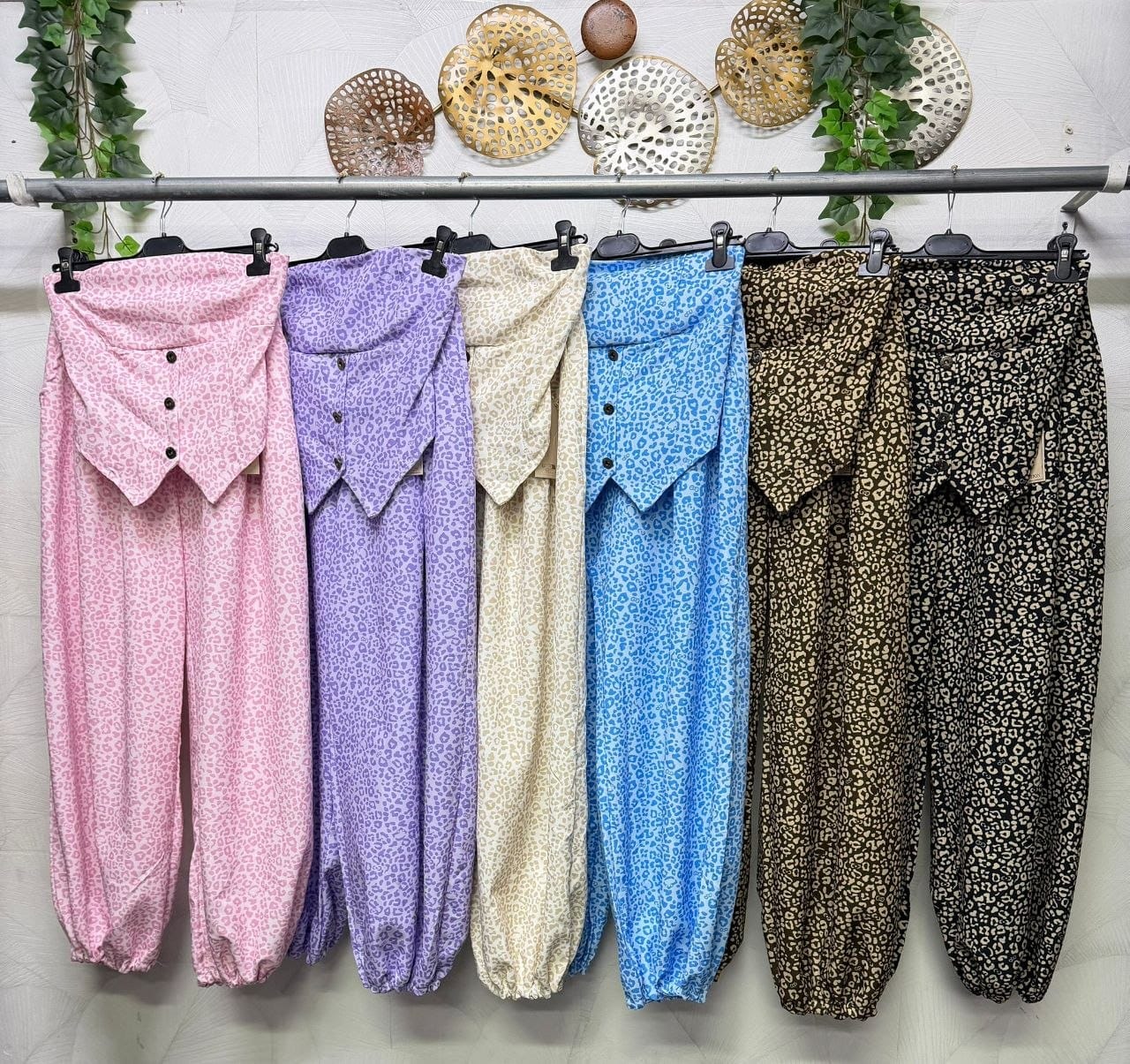 Completo donna  con top e pantalone palazzo