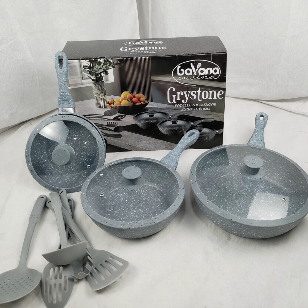Tris di Padelle Bavaria Grystone