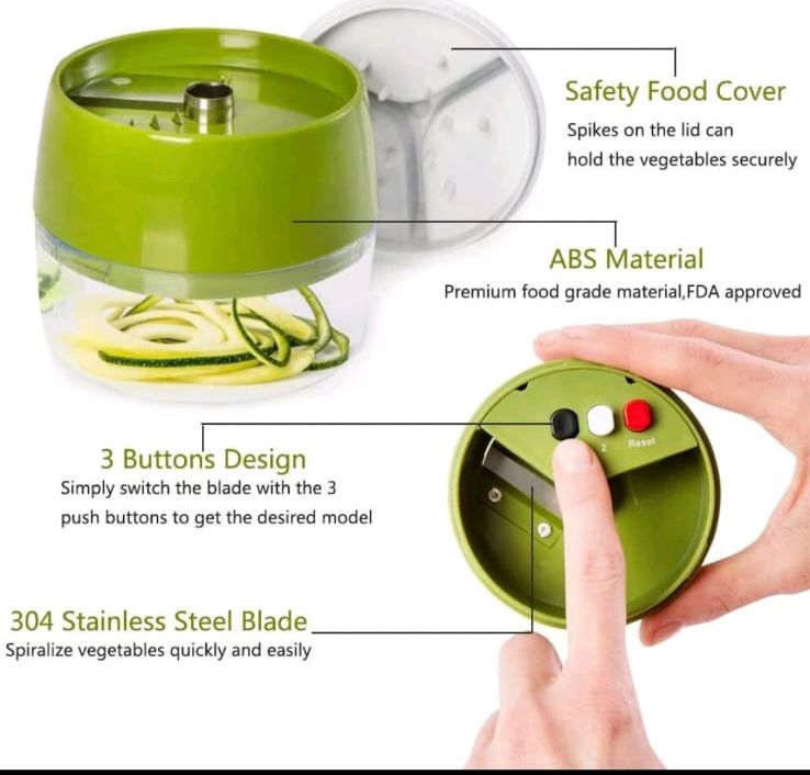 Affettatore Spiralizzatore Manuale per Verdure