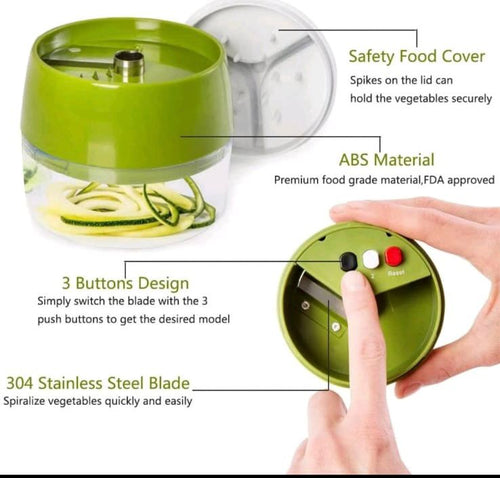 Affettatore Spiralizzatore Manuale per Verdure