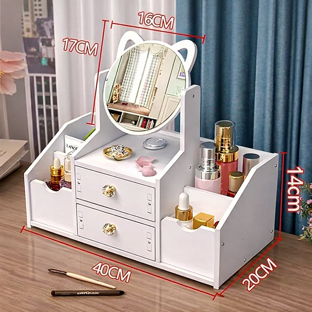 Organizer Trucchi con Specchiera