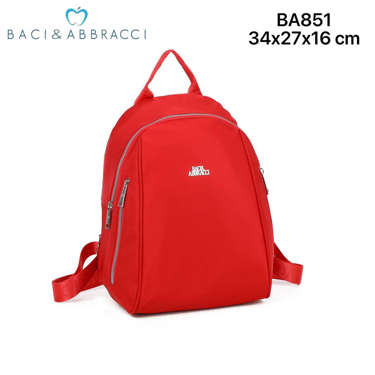 Zaino Donna Baci & Abbracci BA851 Elegante Casual Capiente Multi Tasche