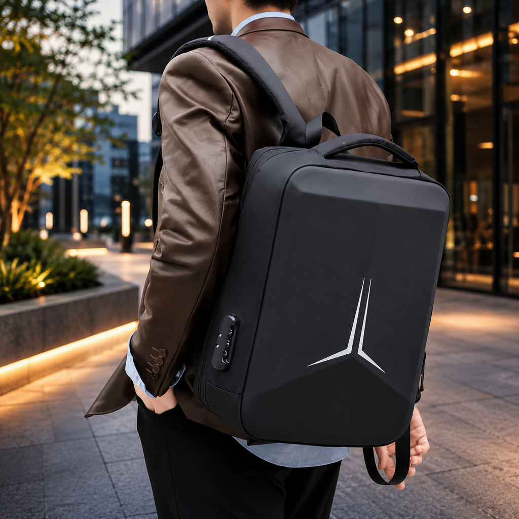 Zaino da Viaggio Business Porta PC 15,6" con USB e Fascia Trolley