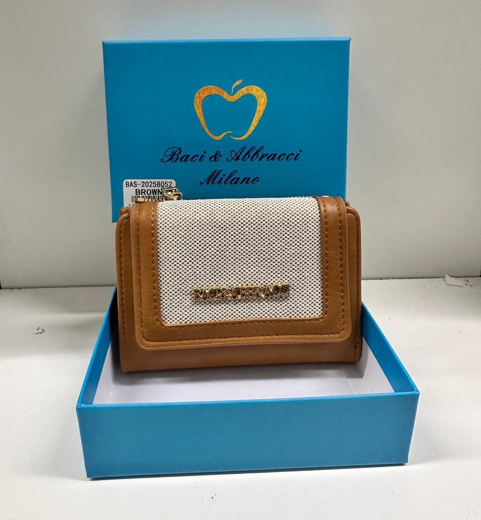 Portafoglio compatto da donna Baci & Abbracci