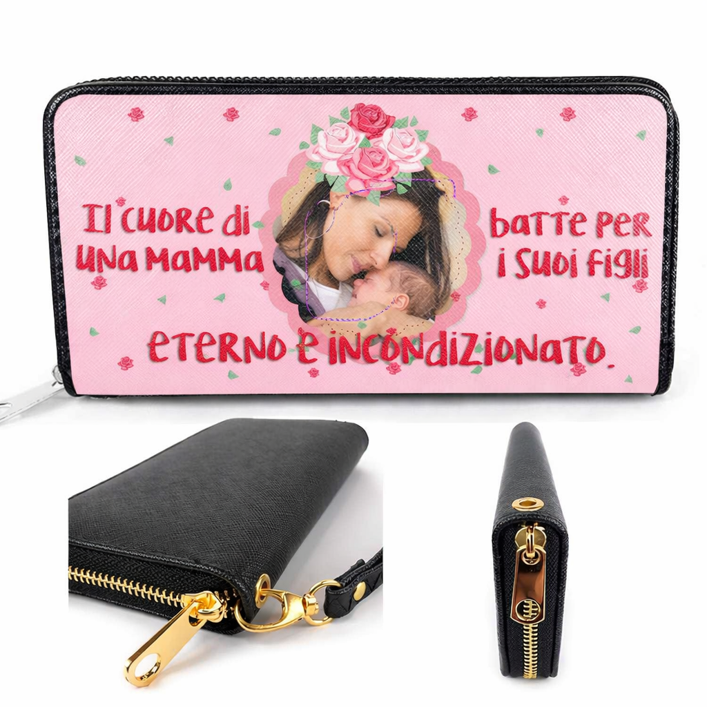Portafogli stampa donna