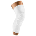 GINOCCHIERA ELASTICA CON PROTEZIONE HEX 9MM PARACOLPI SPORT COMPRESSIONE BIANCO