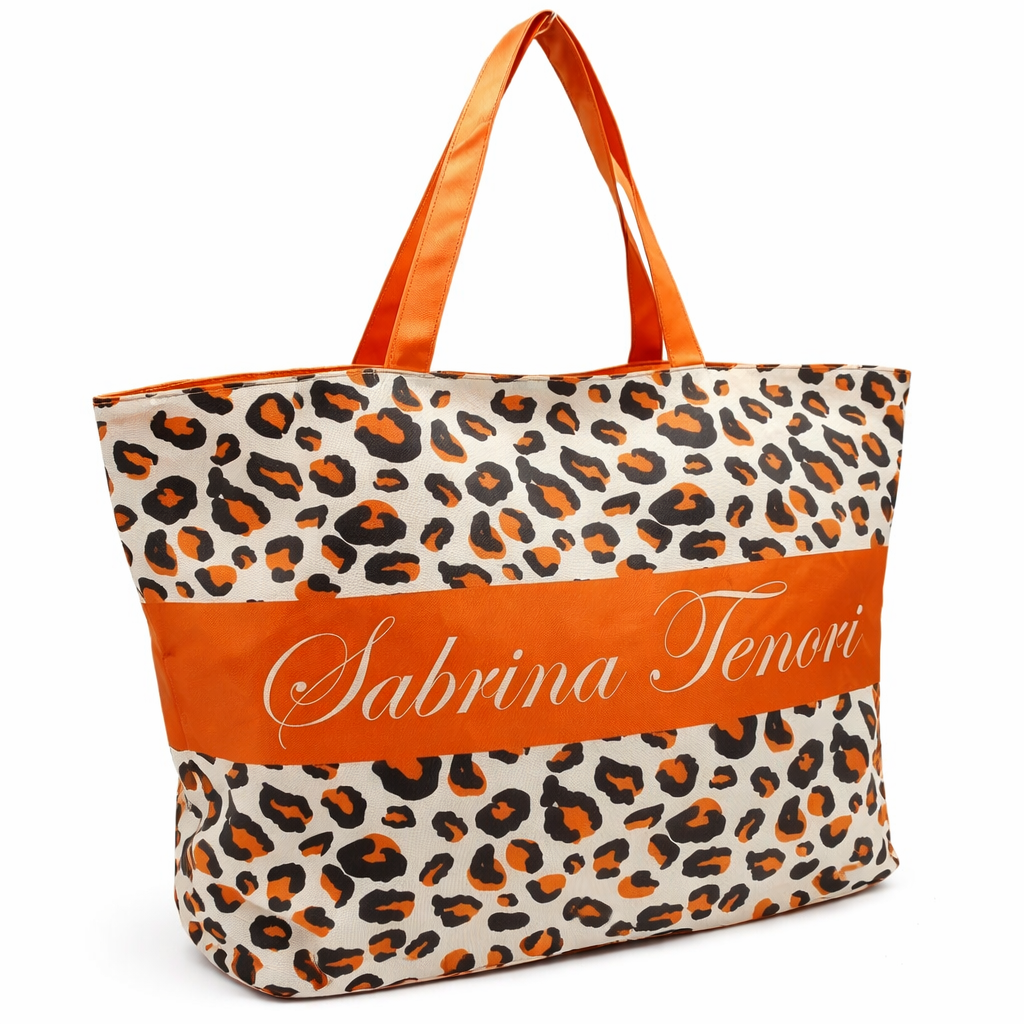 Borsa Mare Leopardata Sabrina Tenori