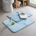 Set Tappeti Bagno Memory Foam Antiscivolo