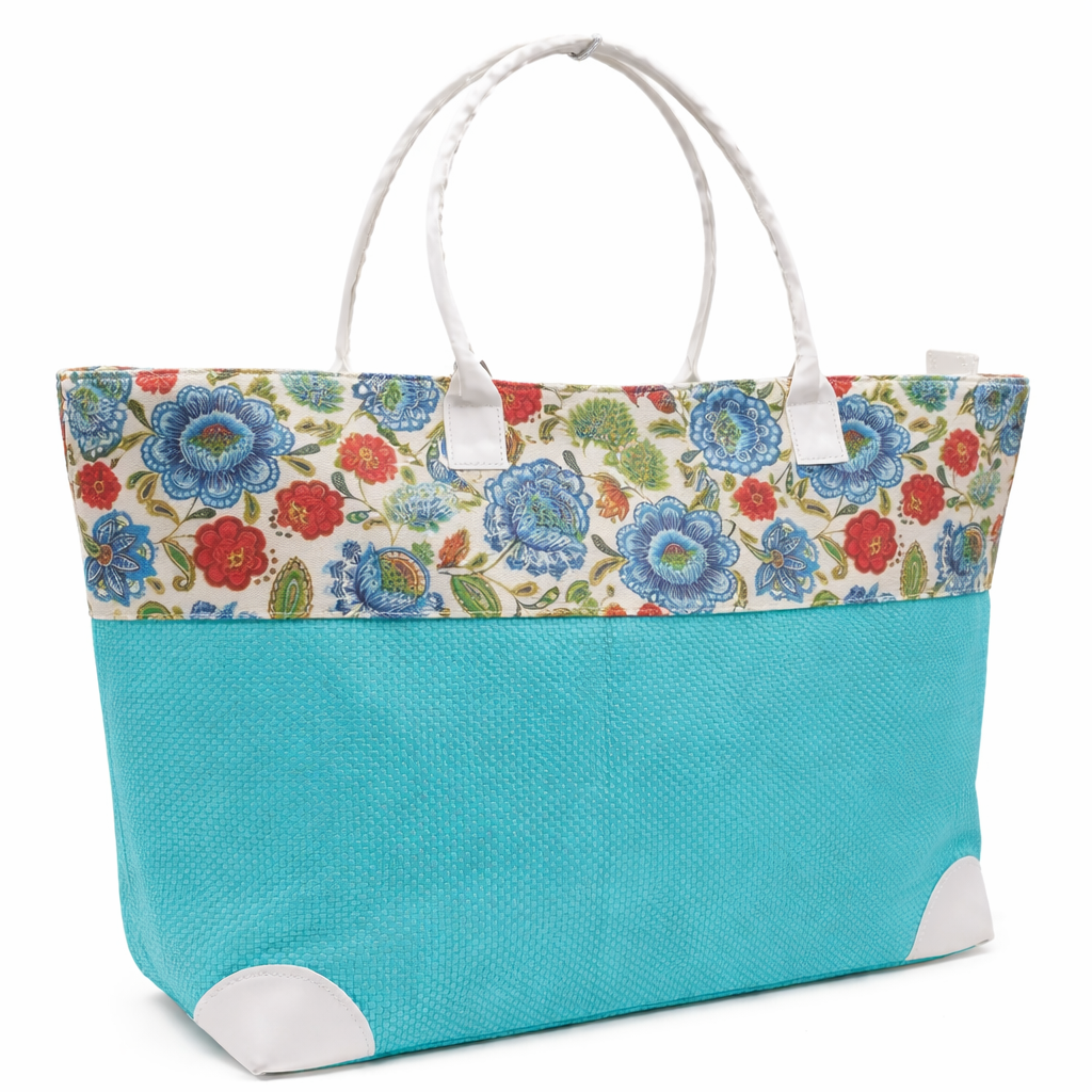 Sabrina Teneri – Borsa Mare Grande con Fantasia Fiori