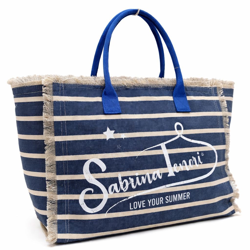 Sabrina Teneri – Borsa Mare Grande Fantasia Righe