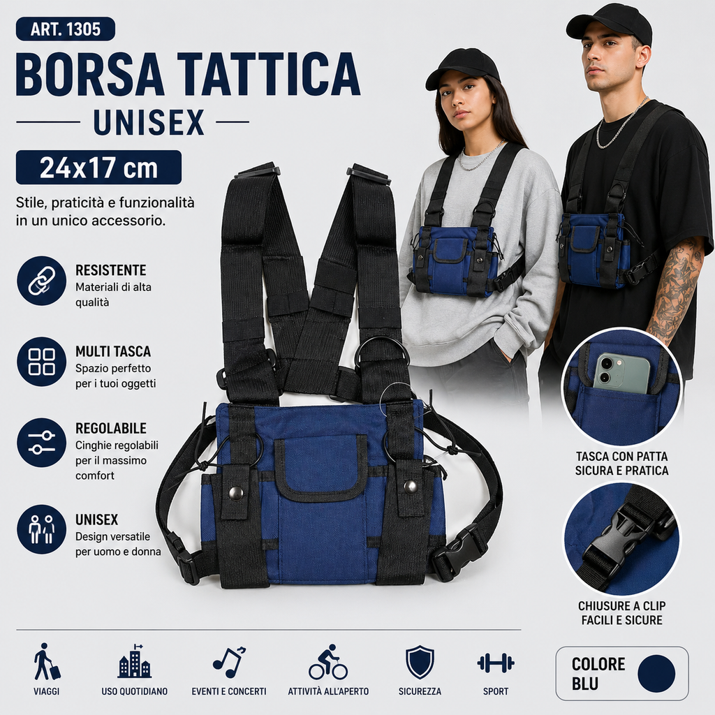 Borsa Tattica Unisex– ART. 1305
