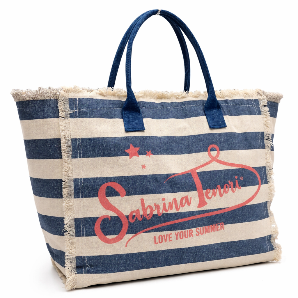 Sabrina Teneri – Borsa Mare a Righe Donna Grande