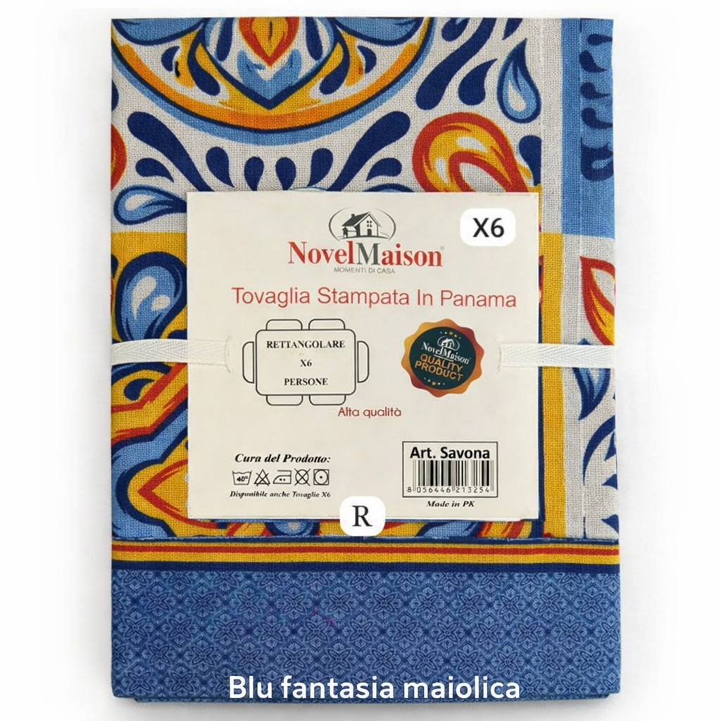 Tovaglia Loneta 6 Posti Novel Maison Fantasia