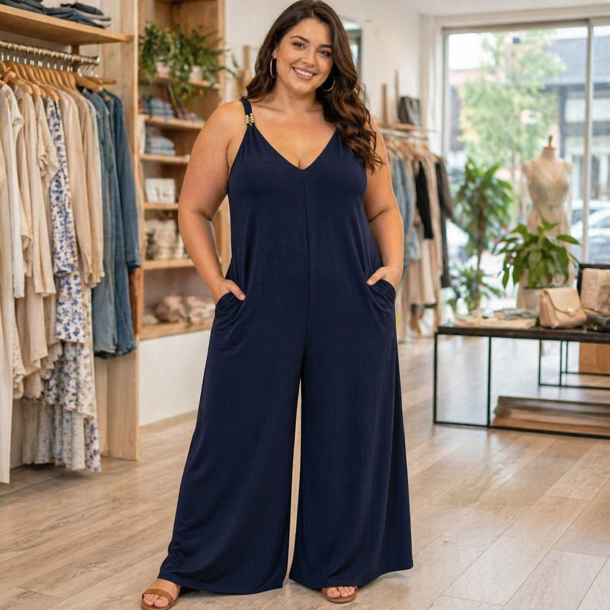 Tuta Curvy Jumpsuit – Vestibilità Perfetta
