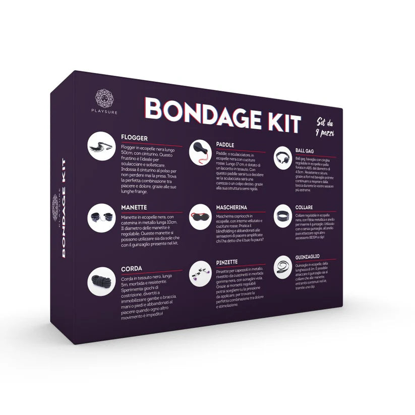 Bondage Kit - 9 pezzi