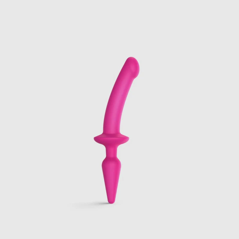 Switch Plug-in Semi-Realistic Dildo Fucsia
