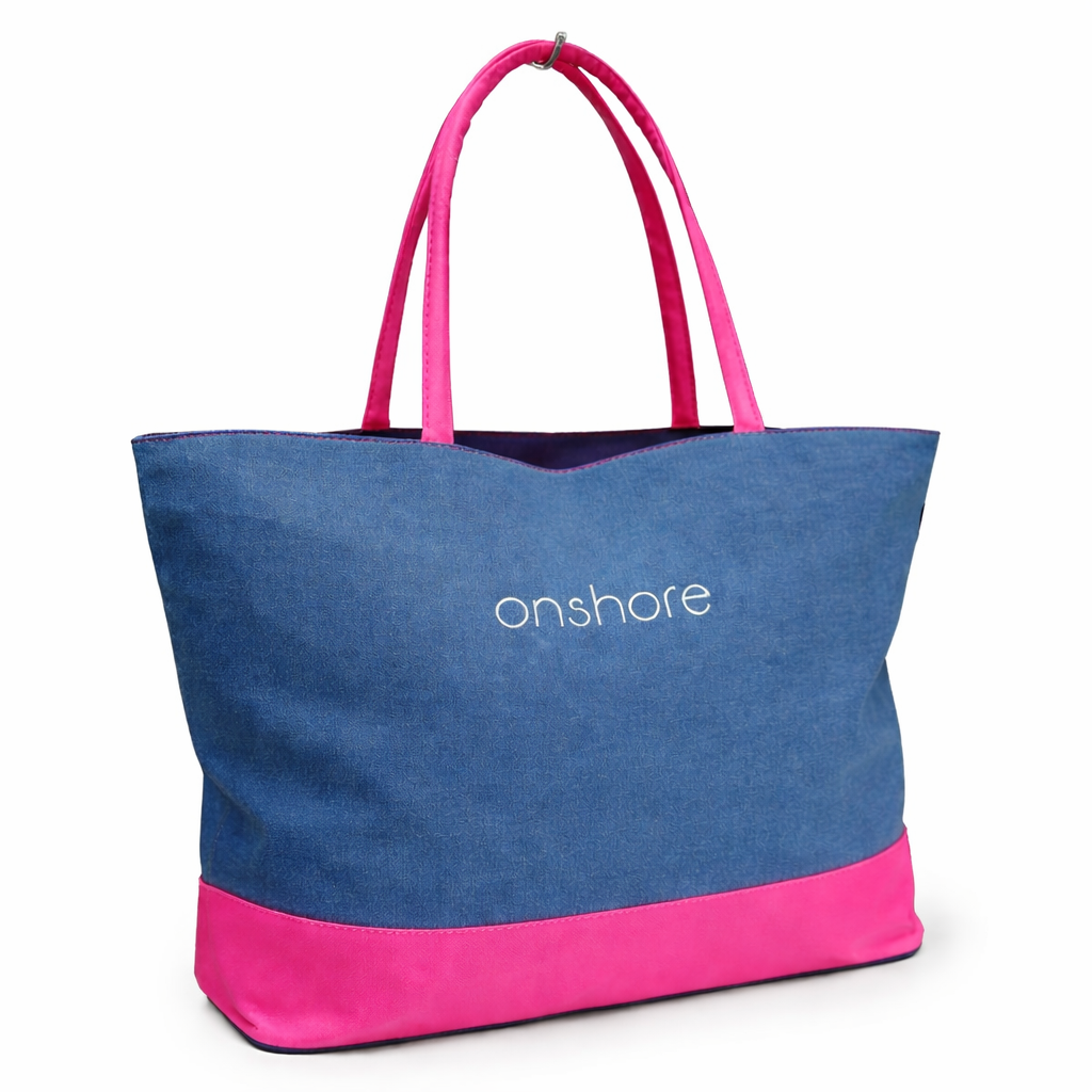 Onshore – Borsa Mare Capiente con Zip e Manici Rinforzati