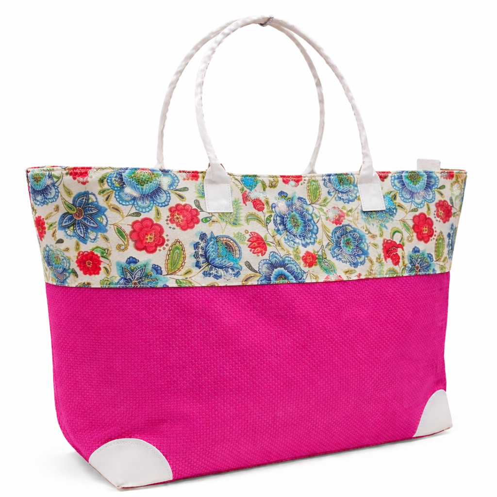 Sabrina Teneri – Borsa Mare Grande con Fantasia Fiori