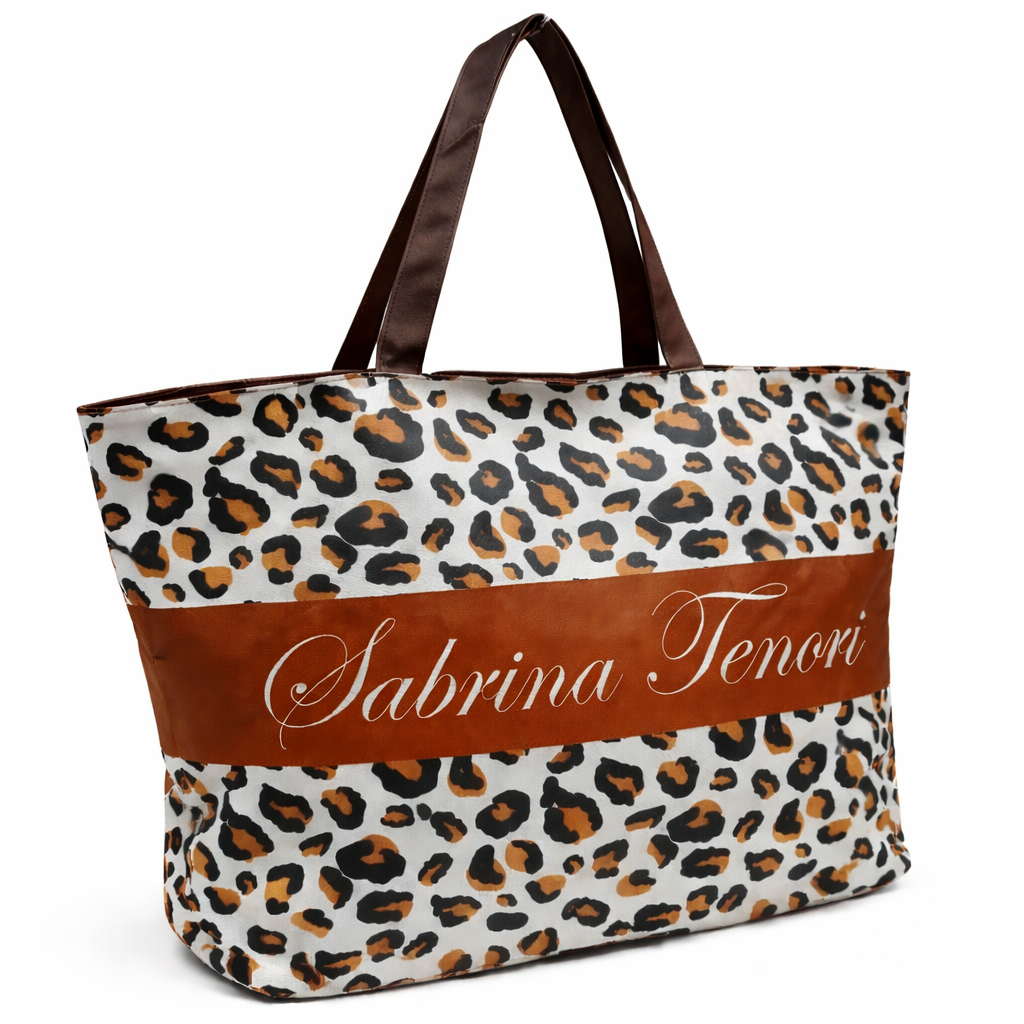 Borsa Mare Leopardata Sabrina Tenori