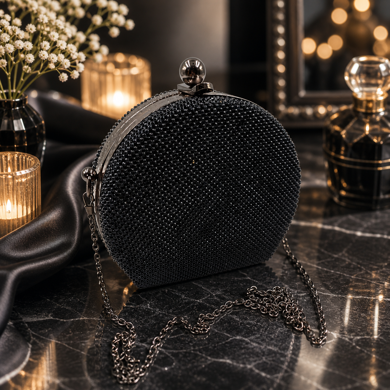 Pochette Elegante con Strass