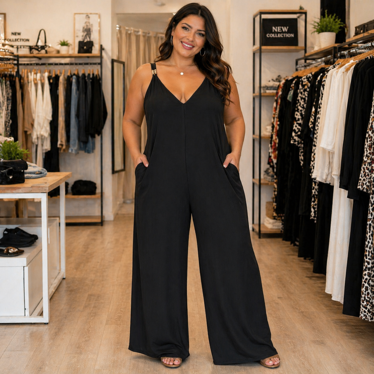 Tuta Curvy Jumpsuit – Vestibilità Perfetta