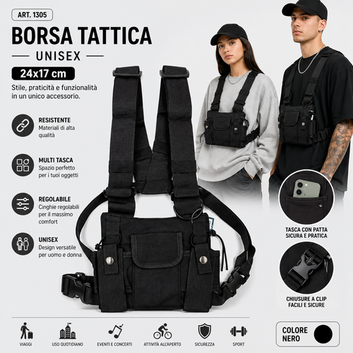 Borsa Tattica Unisex– ART. 1305
